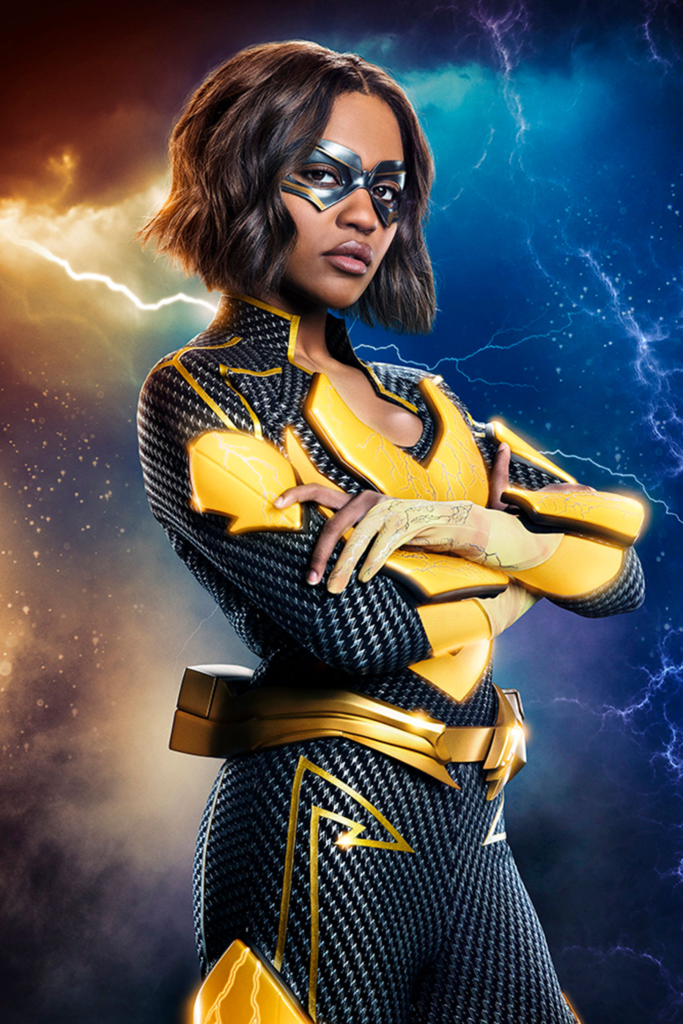 <em>Black Lightning</em> reveals first look at Jennifer suiting up as Lightning 1